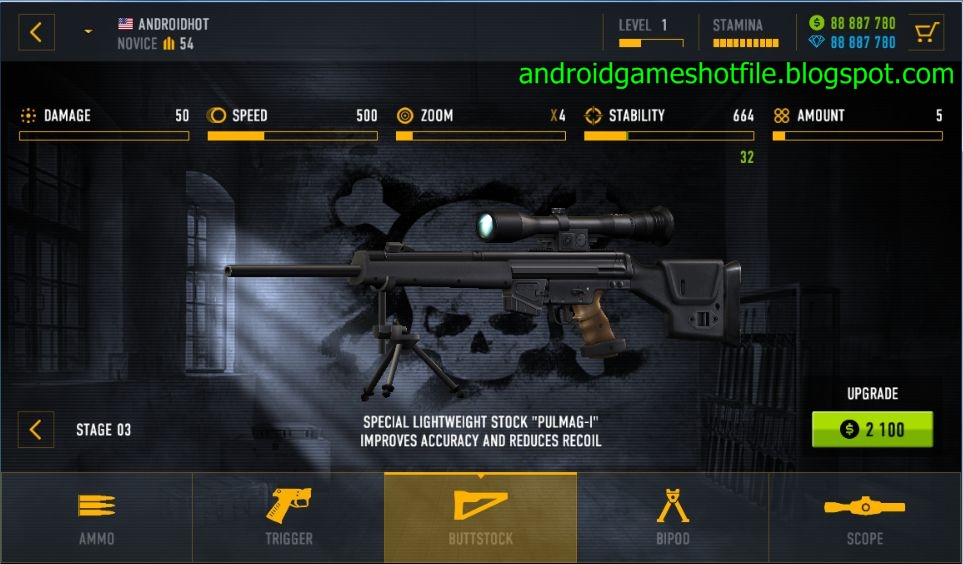 gold generator contract killer sniper